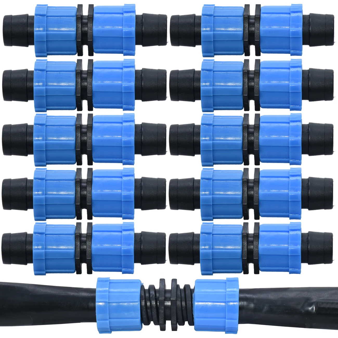 KESLA 10-20 шт теплица 5/8 дюймов 16 мм капельная лента соединители быстрый соединитель для орошения шланг ремонт резьбовой замок Удлинительное соединение KESLA 10-20 шт теплица 5/8 дюймов 16 мм капельная лента соединители быстрый соединитель для орошения шланг ремонт резьбовой замок Удлинительное соединение