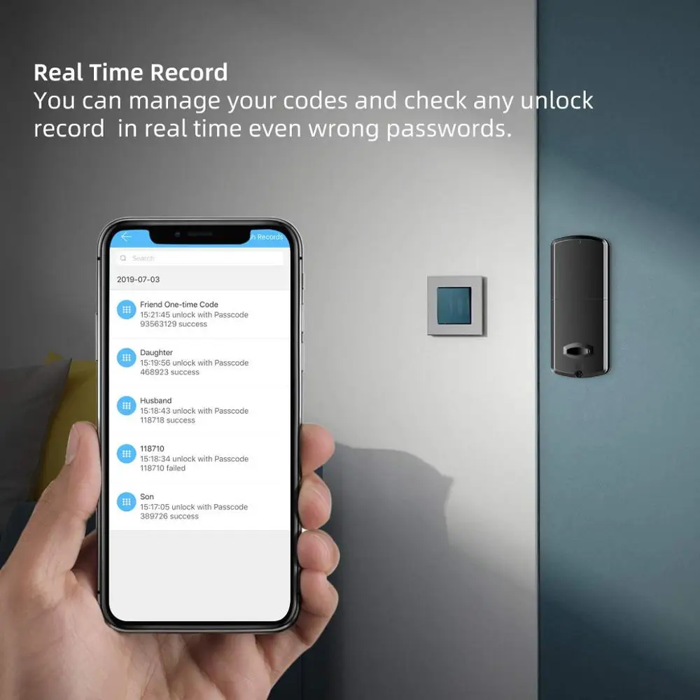 Умный Замок без ключа дверной замок дэдболт цифровой электронный Bluetooth с