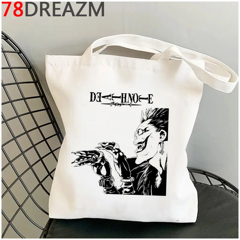 

Death Note shopping bag bolso shopper eco jute bag handbag cotton bag net bolsas ecologicas sac cabas ecobag sacolas