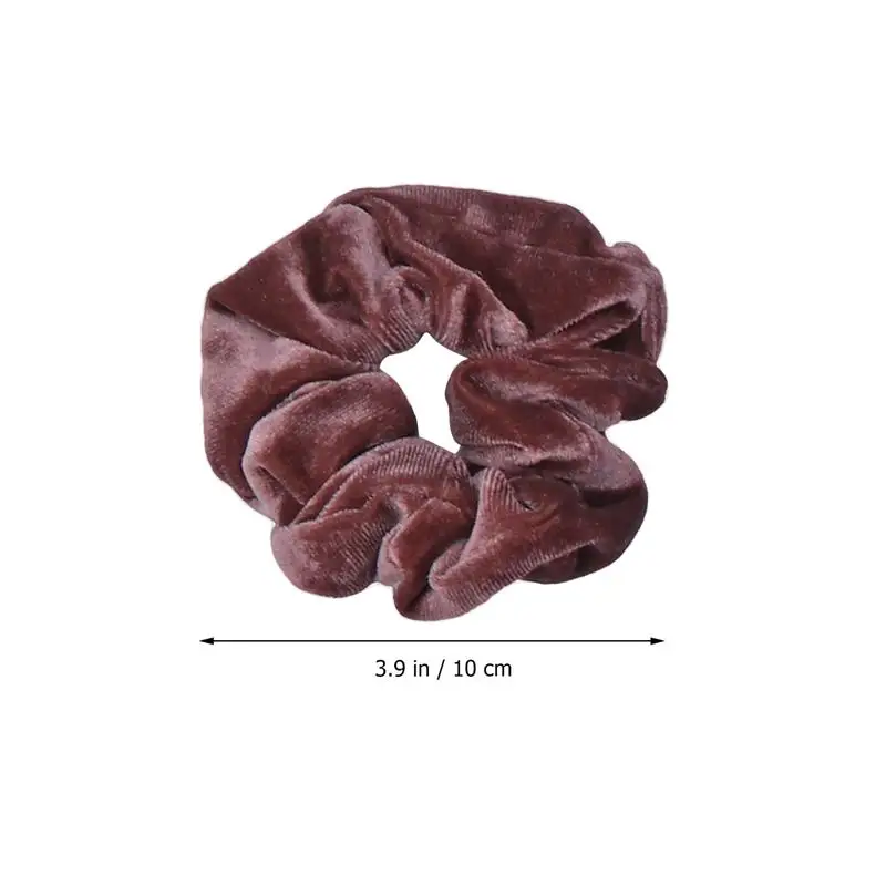 

20Pcs Hair Ring Colorful Hair Bands Hair Decoration Ponytail Holder Velvet Hair Rope Solid Color Headdress for Women