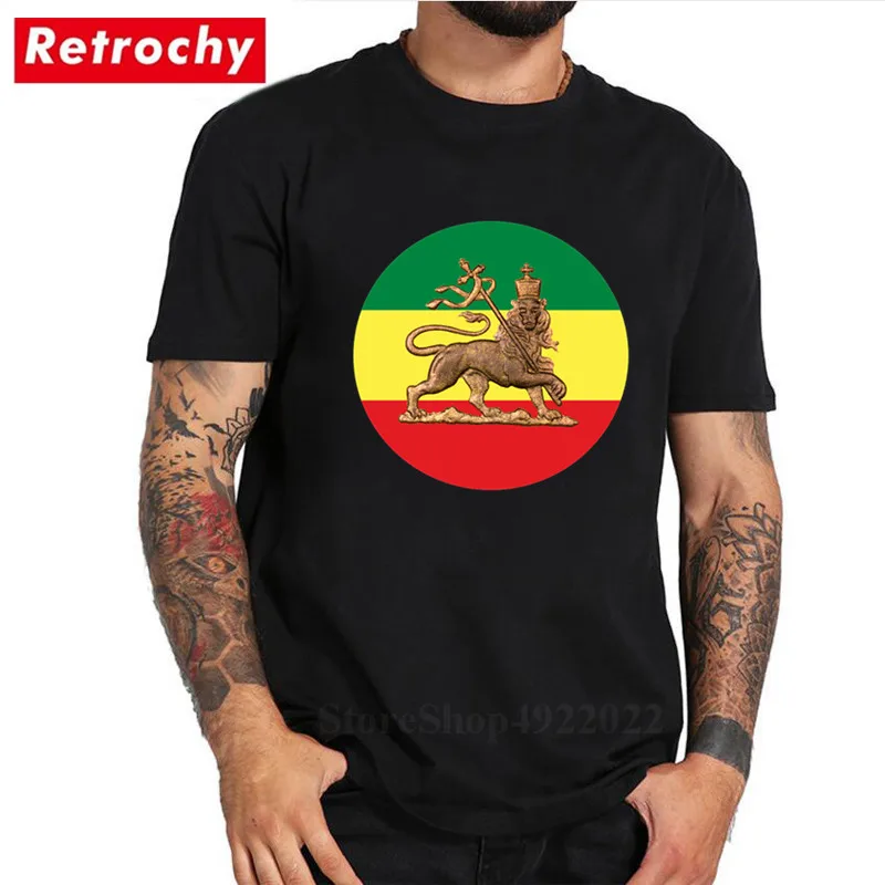 Футболка с принтом льва Иуды растафари винтажная хипстерская рубашка короткими