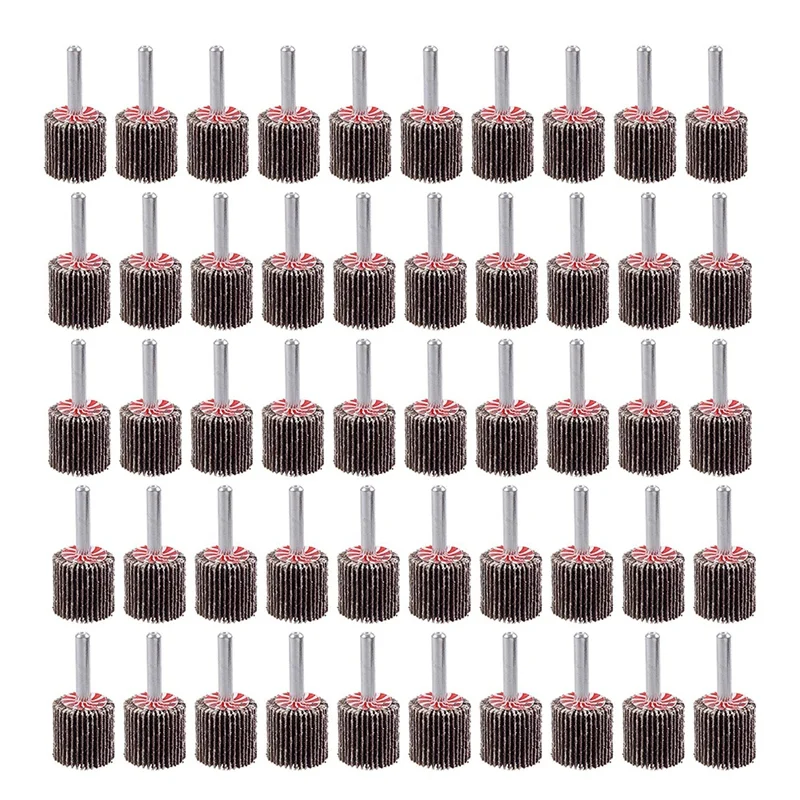 

Абразивные откидные диски Sande, 50 шт. в упаковке, с хвостовиком 1/4 дюйма, абразивные откидные диски 80 Грит оксида алюминия для удаления ржавчин...