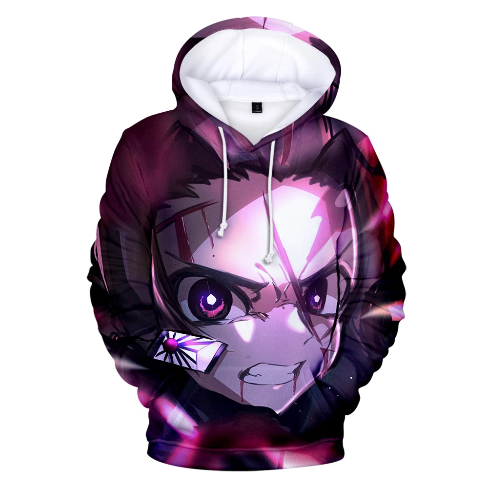 Kimetsu no Yaiba 3d Принт толстовки кофты для мужчин/женщин Мода с капюшоном распродажа