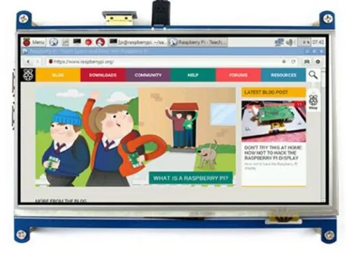 IPS 7 0 дюймов HD SPI TFT LCD резистивный сенсорный экран HDMI 1024*600 для Raspberry