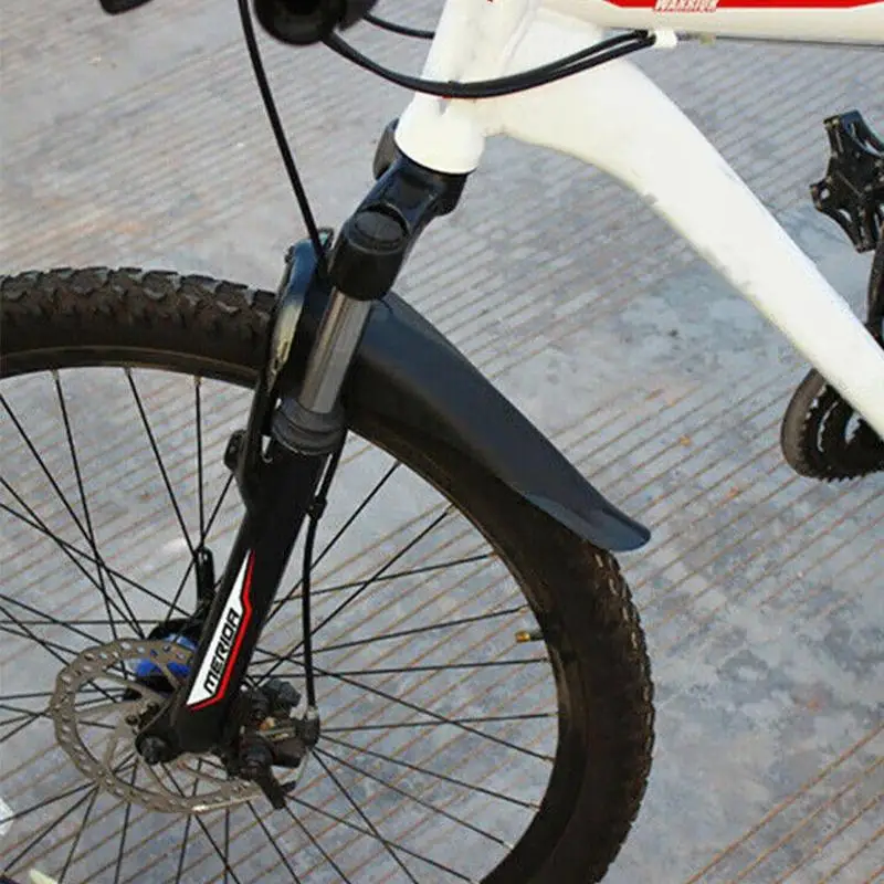High-quality Bicycle Fenders Widened Quick-release Plates Mudguards Road Portable Flashers Simple Mud-removal Bike D1F2 | Спорт и
