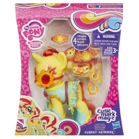 hasbro my little pony cute logo series princess cadence b0360 sunset shimmer b0362 action figure play house toy model for kids