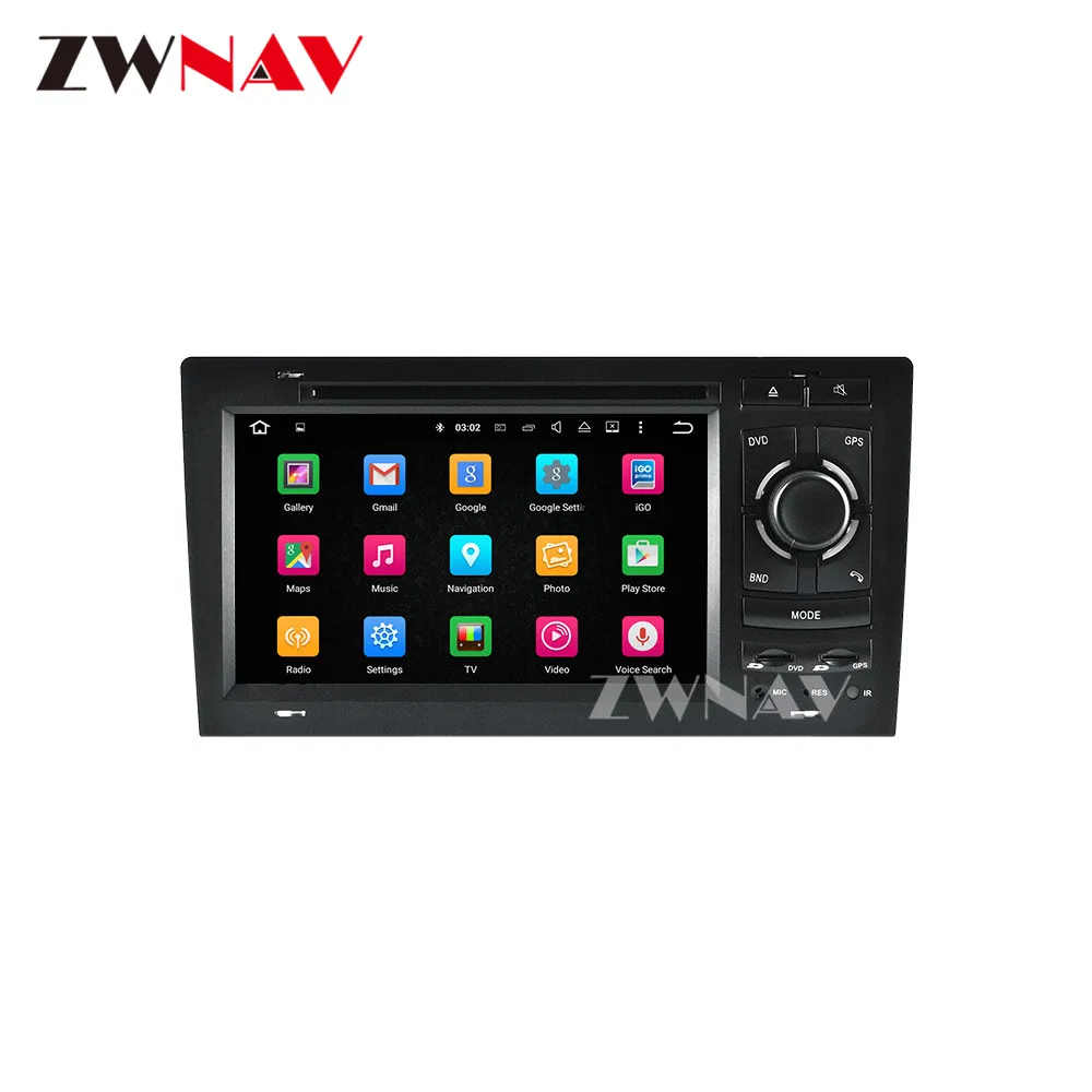 2 Din carplay Android 10 экран ar DVD-плеер для AUDI A8 1994-2003 GPS-навигация Мультимедиа Авто Аудио