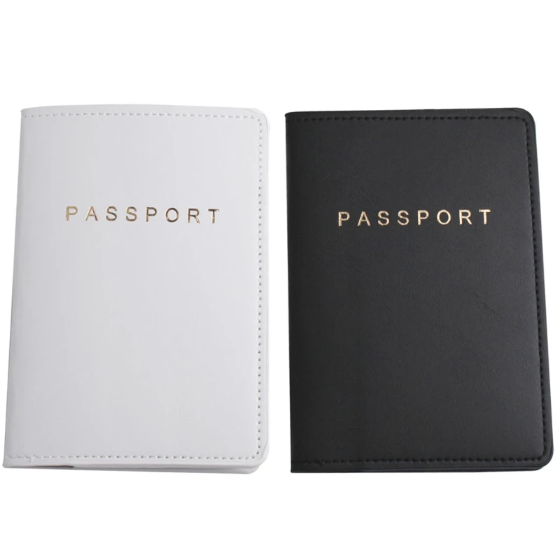 

4pcs PU Leather Passport Cover with Luggage Tags Holder Case Organizer ID Card Travel Protector Organizer