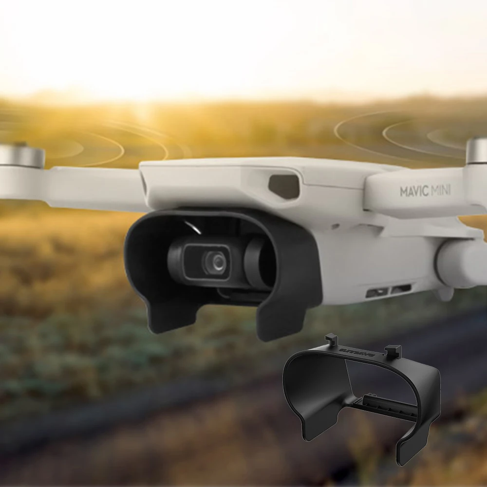 Бленда объектива для DJI Mavic Mini Drone Protector Gimbal Camera Guard Sunshade антибликовый карданный