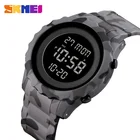 Часы наручные SKMEI Мужские Цифровые, спортивные модные светодиодсветильник, с хронографом, водонепроницаемость 50 м