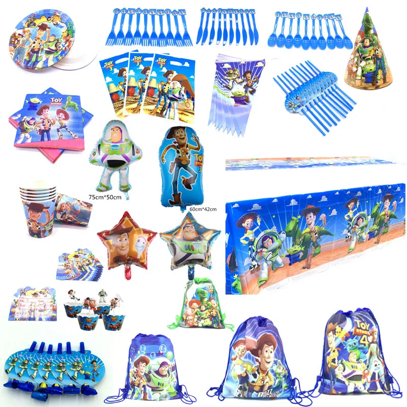 Для 10 людей для малышей и детей постарше День рождения поставки Disney мультфильма