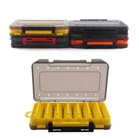 double fishing box bait lures box 12 compartments hook storage organizer fish tackle accessories waterproof case