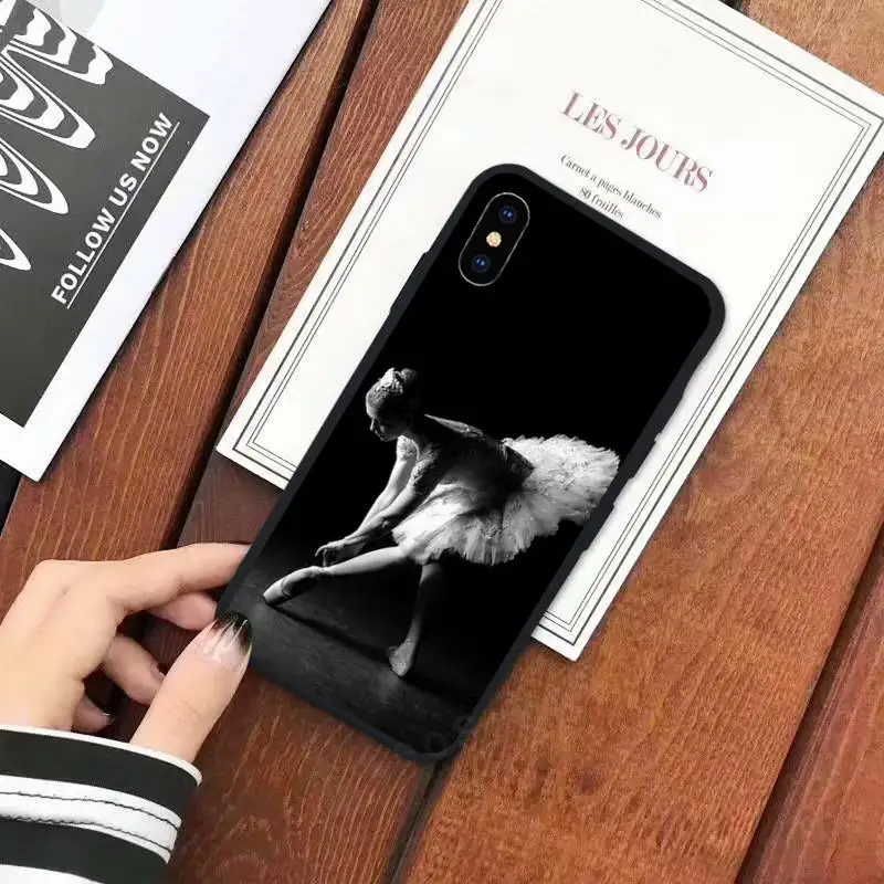 

Ballerina Dance Shoes Ballet Girl Phone Case for iPhone 11 12 mini pro XS MAX 8 7 6 6S Plus X 5S SE 2020 XR