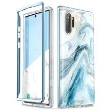 For Samsung Galaxy Note 10 Case (2019 Release) i-Blason Cosmo Full-Body Glitter Marble Cover WITHOUT Built-in Screen Protector