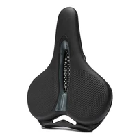 silicone extra soft bicycle saddle mtb hollow breathable cycling cushion shock absorption road mountain bike seat bicycle parts