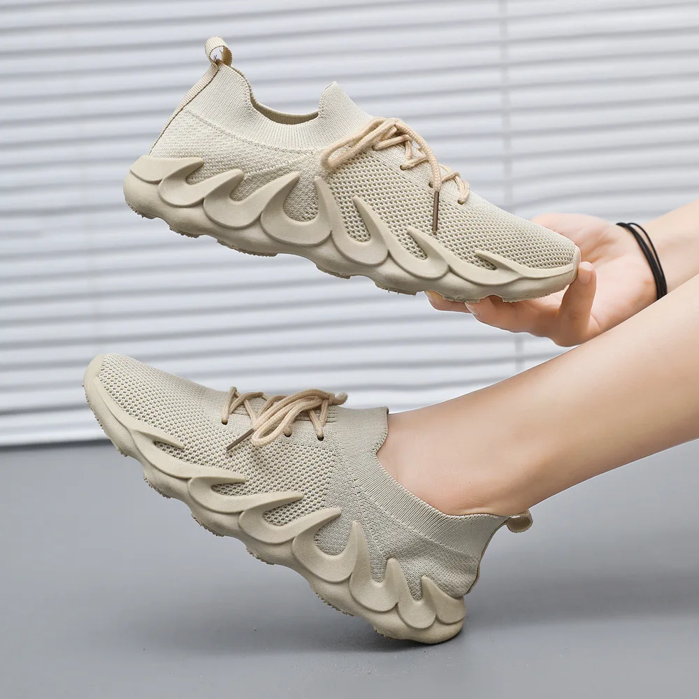 

Octopus 2021 new women's shoes summer flying woven women's casual shoes fashion sports shoes