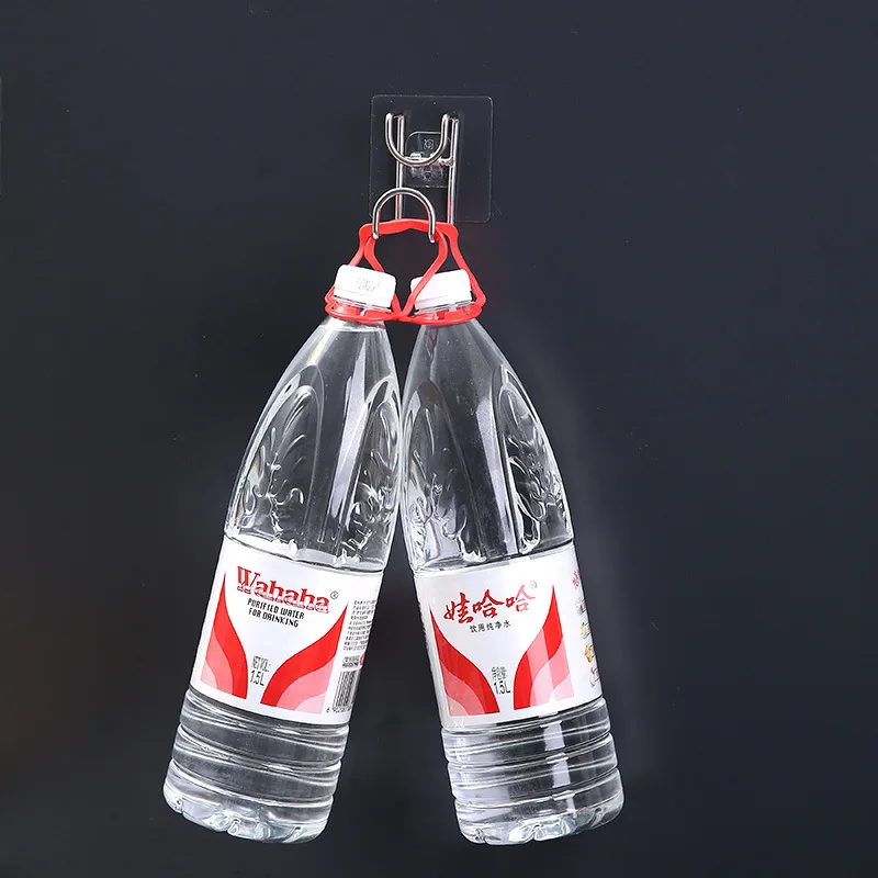 

Free Punched Creative Strong Seemless Adhesive Basin Hook Stainless Steel Washstand Bathroom Wall Nailless Hook