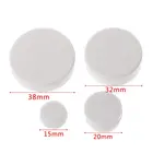 50 шт., детские погремушки в коробке, шарики, колокольчики, сжимаемые, шумоподавляющие вставки, пищалки для DIY игрушек, животных, кукол