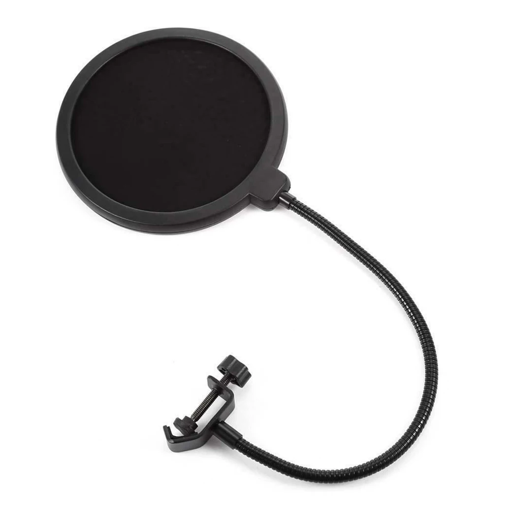 Профессиональный Анти-Спрей Крышка большой двухслойный микрофон Запись