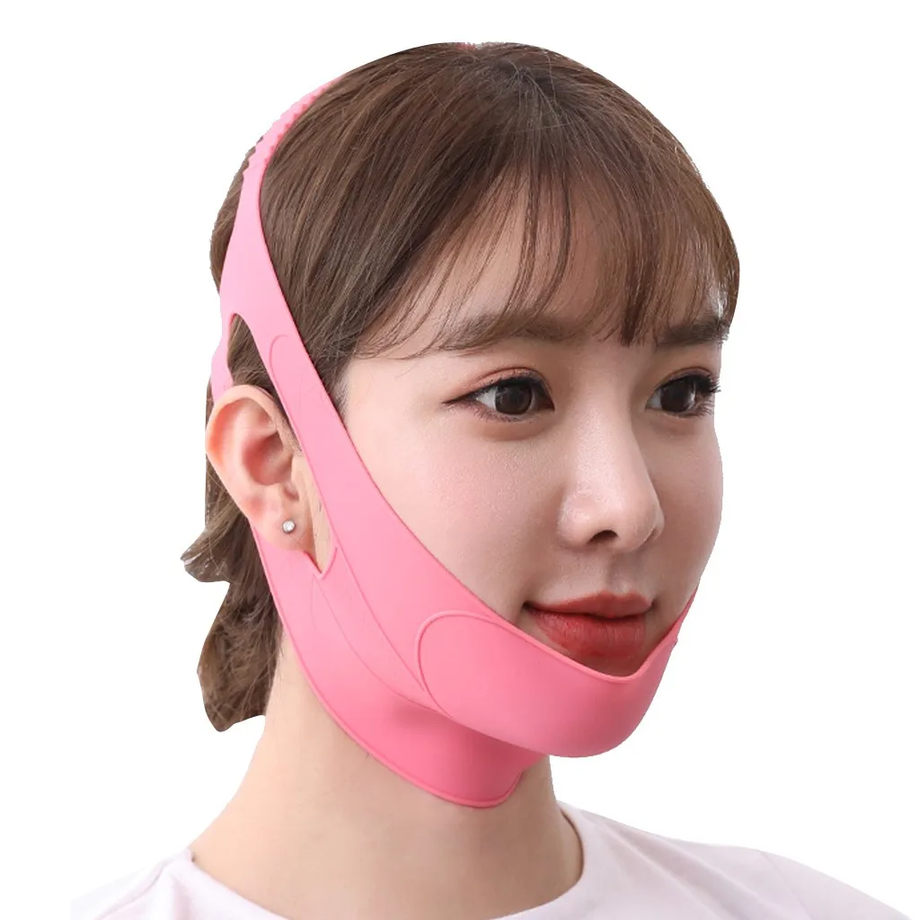 Силиконовое тонкое лицо с лифтинговой повязкой для лица лифтинг похудения