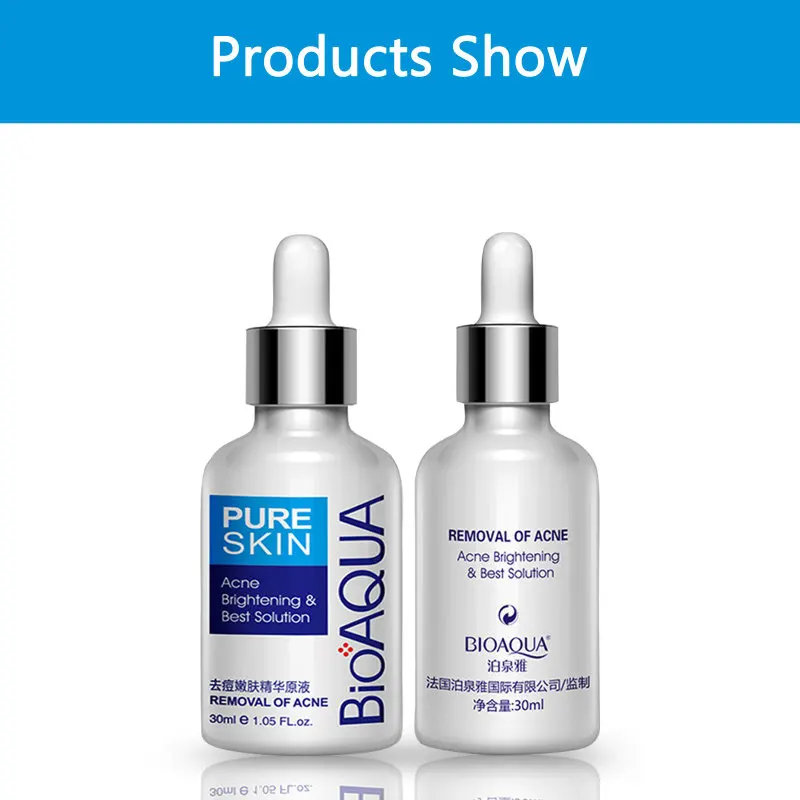 

BIOAQUA 30ml Acne Treatment Essence Acne Scar Removal Liquid Acne Spots Facial Skin Care Whitening Moisturizing Face Care