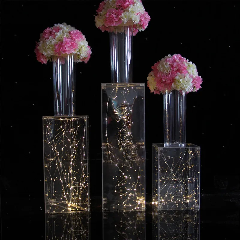 40/60/80/100/115 см свадебные центральные Цветочные букет стенд акриловые поделки для