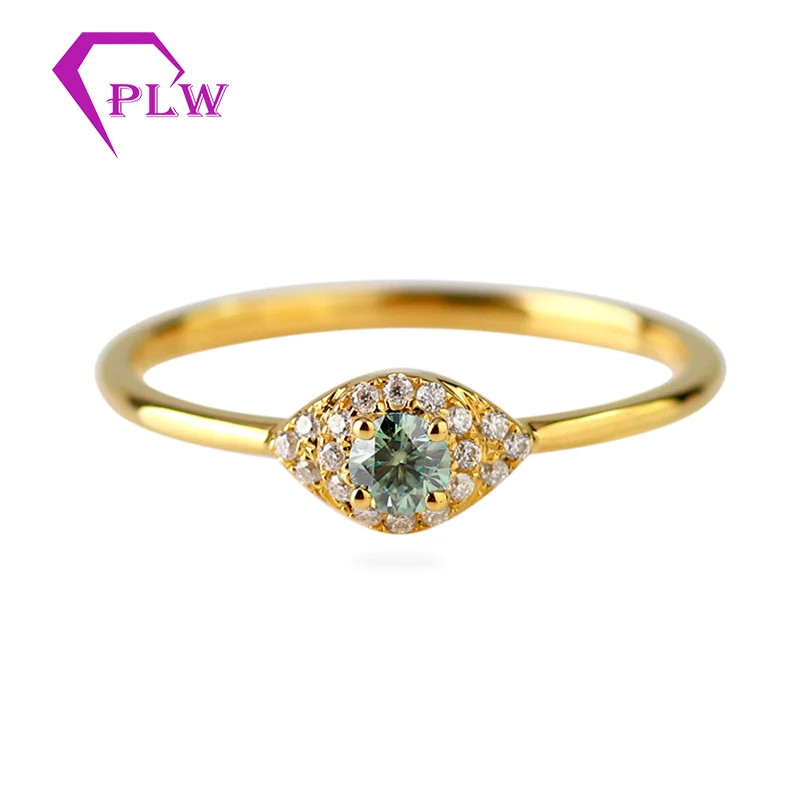 Очень дешевое кольцо 10 К желтого золота 3 5 мм очень легкое и простое моисанита