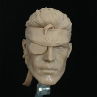 in stock 16 scale un painted male figure accessory snake head sculpt carved model for 12 action figure body