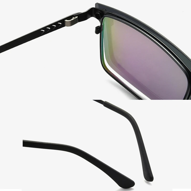 Очки солнцезащитные Мужские поляризационные прямоугольные ультралегкие HD-очки