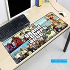 Большой коврик для мыши Grand Theft Auto GTA, геймерский коврик для мыши и клавиатуры с фиксируемой кромкой, игровой коврик для скоростной мыши для CS GO, LOL, Dota2