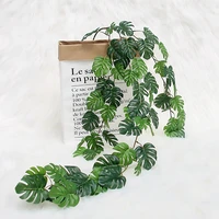 green artificial tropical palm leaves hawaiian luau party safari jungle birthday party decor hawaii summer forest party supplies