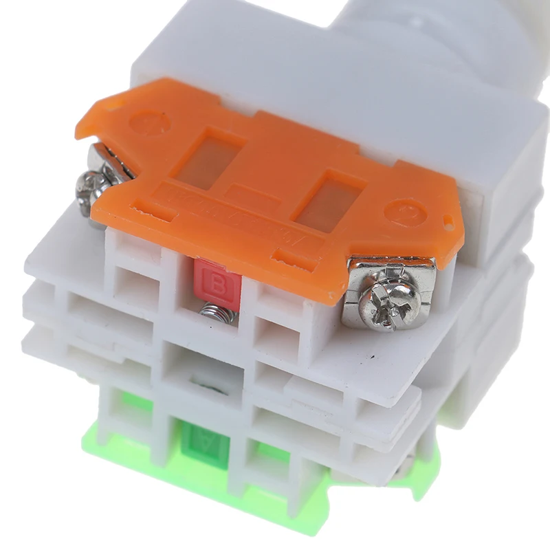 Переключатель переменного тока 660 В 10 А красная крышка в форме гриба 1NO 1NC DPST