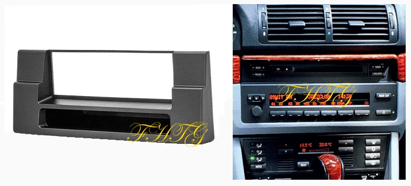 Автомобильный радиоприемник Fascia Dash Kit подходит для 1996-2006 BMW 5 (E39) X5 (E53 1 Din