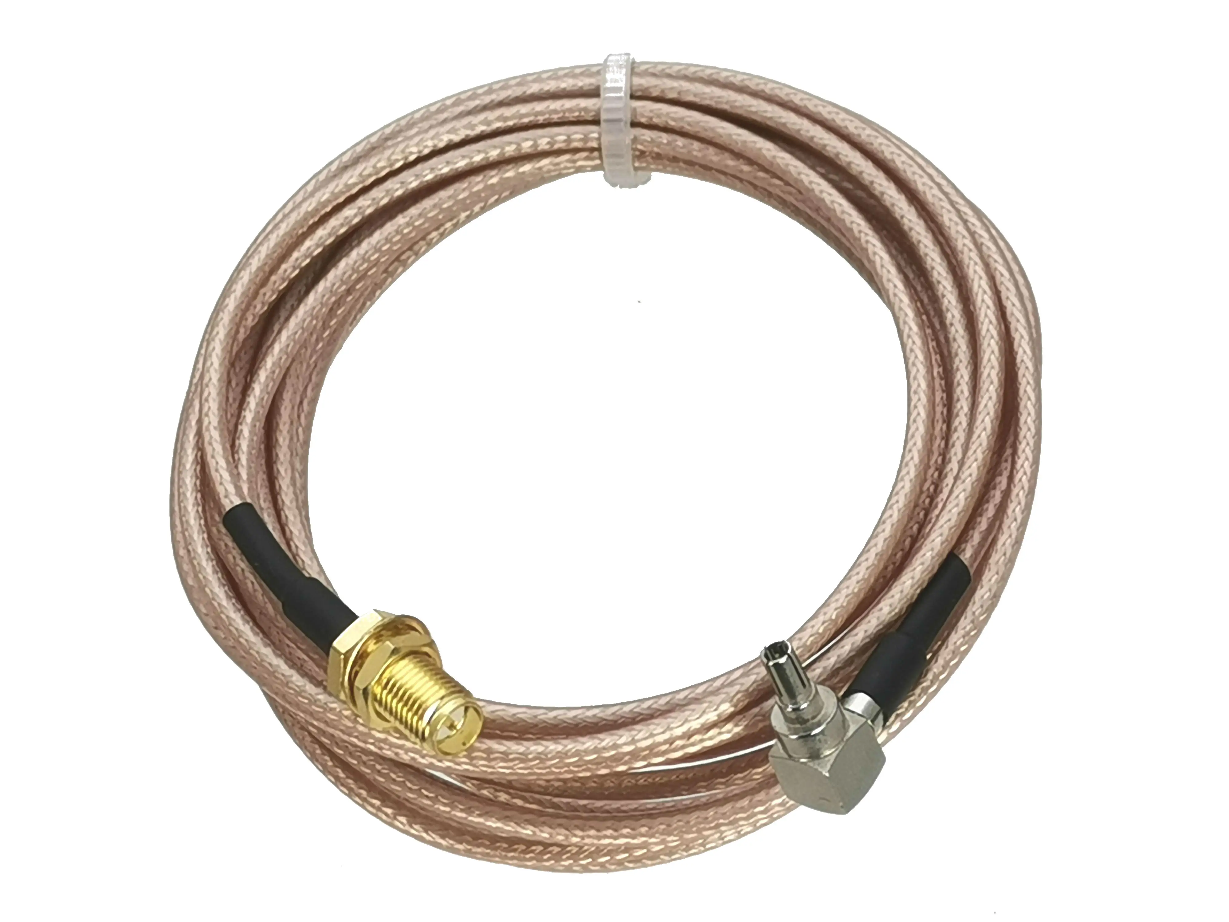 RG316 CRC9 контактный штекер с прямым углом к гнездовой штепсельной вилке прямой RF