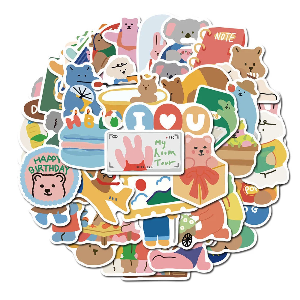 

10/30/50 шт., декоративные наклейки для ноутбука, мотоцикла