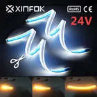 Дневные ходовые огни светодиодные, 2 х30 см, 60 см, 24 В