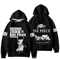 anime hoodies roronoa zoro luffy 3d printed hooded sweatshirts men japanese streetwear hip hop pullover sweat homme k pop