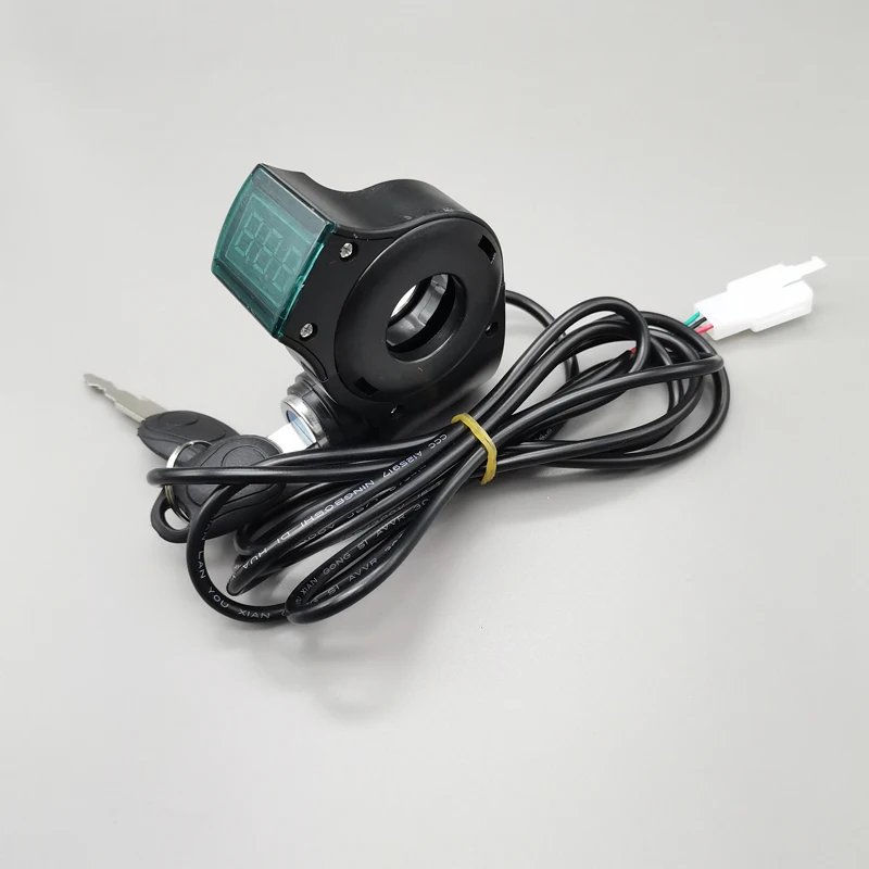 12V 99V ЖК экран для отображения данных о заряде аккумулятора контроль скорости 3