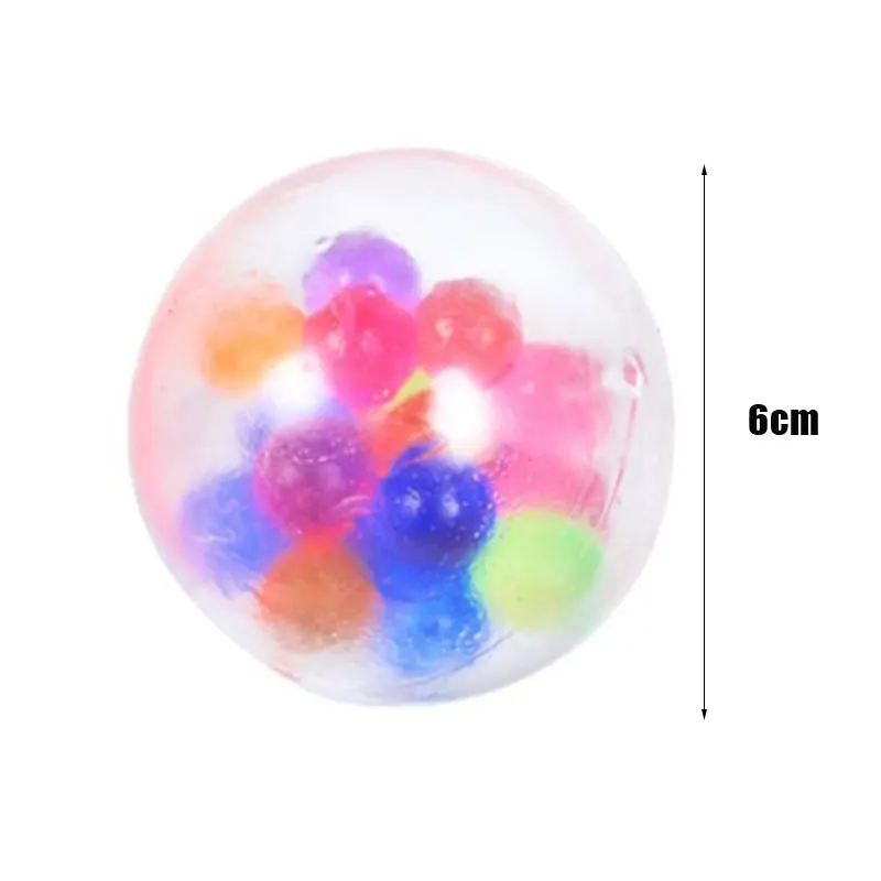 Радужный шарик с давлением фиджет сенсорная игрушка ДНК цветные бусины
