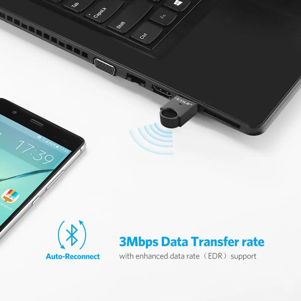 Беспроводной USB Bluetooth-адаптер совместимый с 4 0 донгл музыкальный звуковой