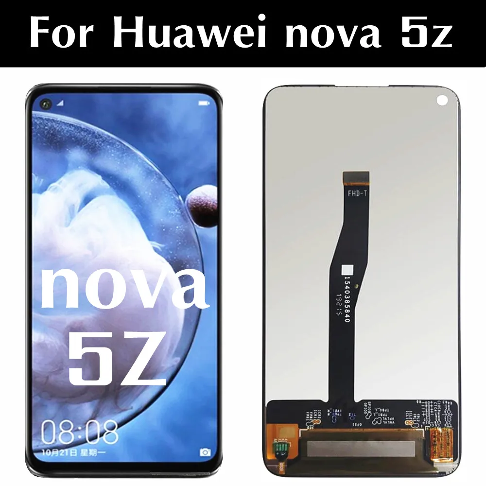 

6.26" LCD For Huawei nova 5z LCD Display Touch Screen Digitizer Assembly Replacement For nova 5Z SPN-AL00, SPN-TL00 LCD Display