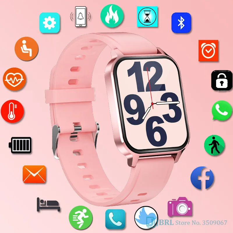 Полностью сенсорный смарт браслет 1 7 дюйма для мужчин и женщин Смарт Браслет