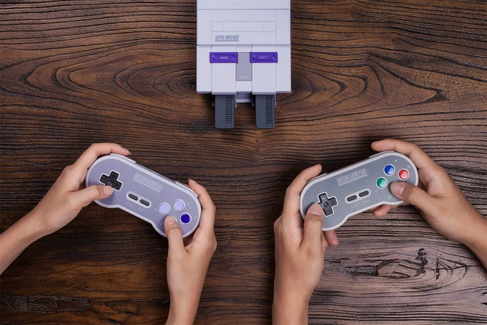 8bitdo SF30 геймпад Беспроводной игровой контроллер с 2,4 г NES приемник для Android ПК Mac