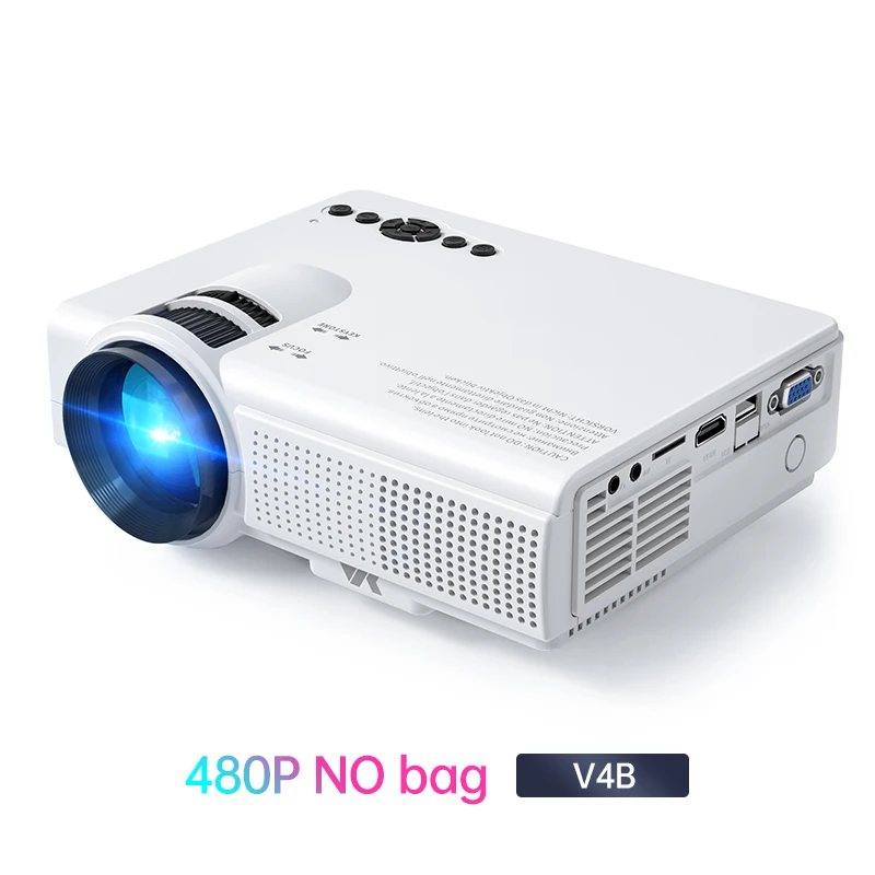 Прямая поставка мини проектор VANKYO для отдыха 3 Вт 1080P с поддержкой синхронизации