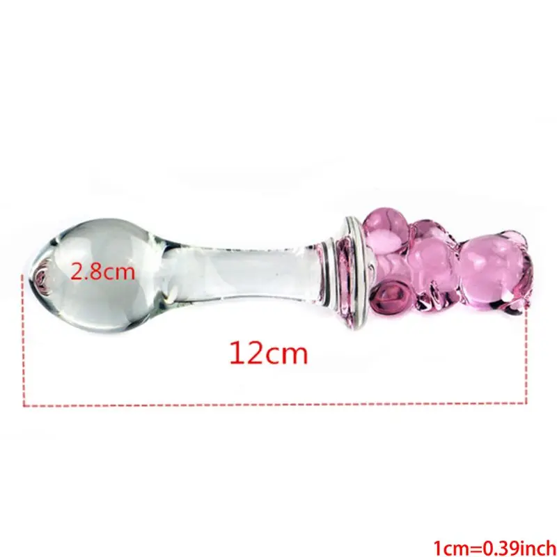 2 Упак. Стеклянный Анальная пробка Массажер для взрослых секс игрушка начинающих