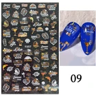 Переливающаяся Радужная Искусственная елка с листьями, 3D Искусственная елка для ногтей, декоративный наконечник, переводной слайдер, аксессуар