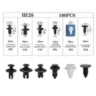 Фиксатор 100 шт., аксессуары для Mini Cooper R52 R53 R55 R56 R58 R59 R60 R61 Paceman Countryman Clubman Coupe