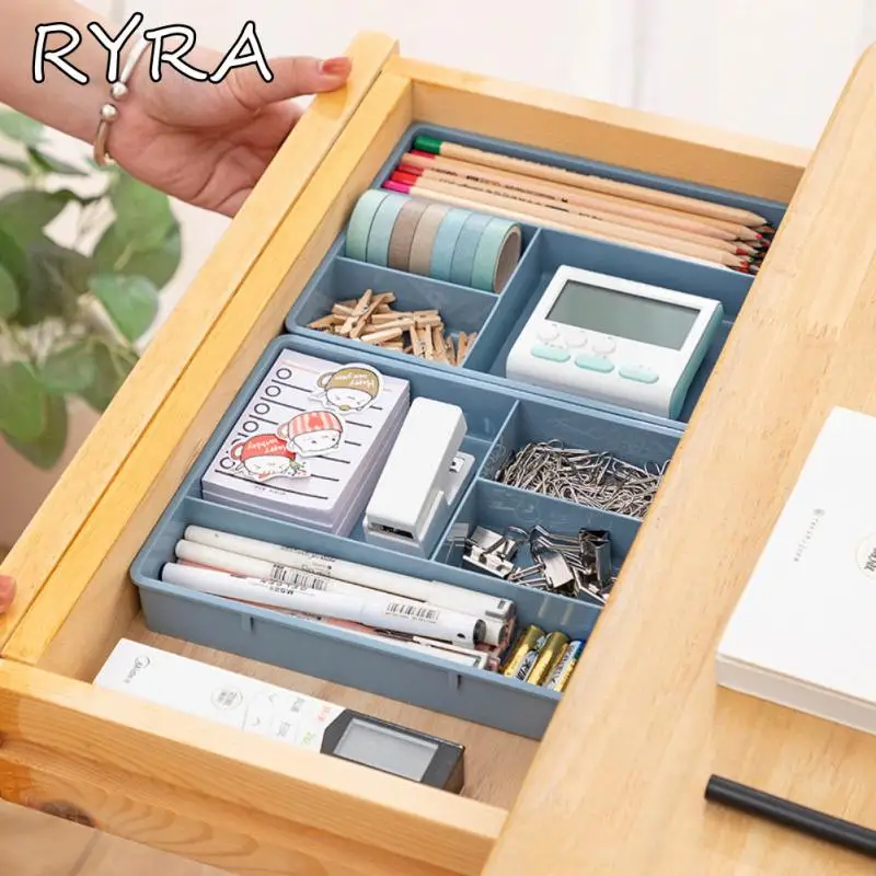 

1PCs Home Drawer Organizer Box Storage Trays Box Office Storage Kitchen Bathroom Cupboard Jewelry Makeup Desk Organization
