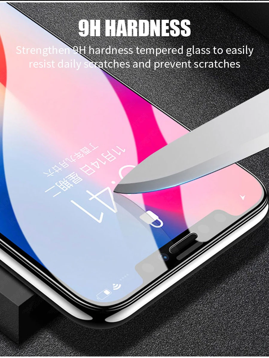 20D полный клей покрытие из закаленного стекла для iPhone 11 pro max протектор экрана для iPhone X XR XS Max 6 6S 7 8 Plus защитная пленка