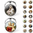 Хит продаж, цепочка для ключей с изображением девы Марии и Иисуса, христианские украшения, цепочка для ключей с изображением католицизма и религии, подарок Пасха, Прямая поставка